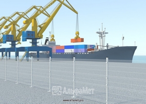 2D ограждения для морских и речных портов в Волгограде