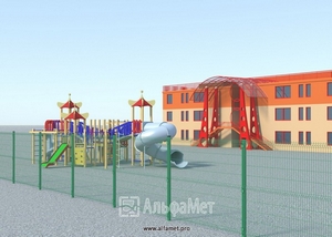 2D ограждения для школ и детских садов в Волгограде