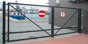 Ворота распашные для 2D и 3D ограждений в Волгограде